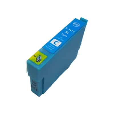 Epson 34 Cyan Blækpatron Kompatibel C13t34724010 17ml