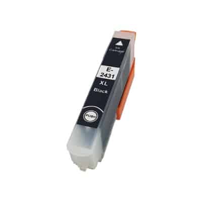 Epson 24  Sort Blækpatron Kompatibel C13t24314010 12ml