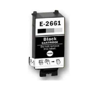 Epson 266 Sort Blækpatron Kompatibel C13t26614010 11 5ml
