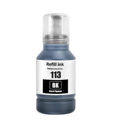 Epson 113 Sort Blækrefill Kompatibel C13t06b140 130ml