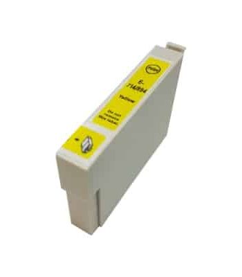 Epson T0714 Gul Blækpatron Kompatibel C13t07144021 12ml