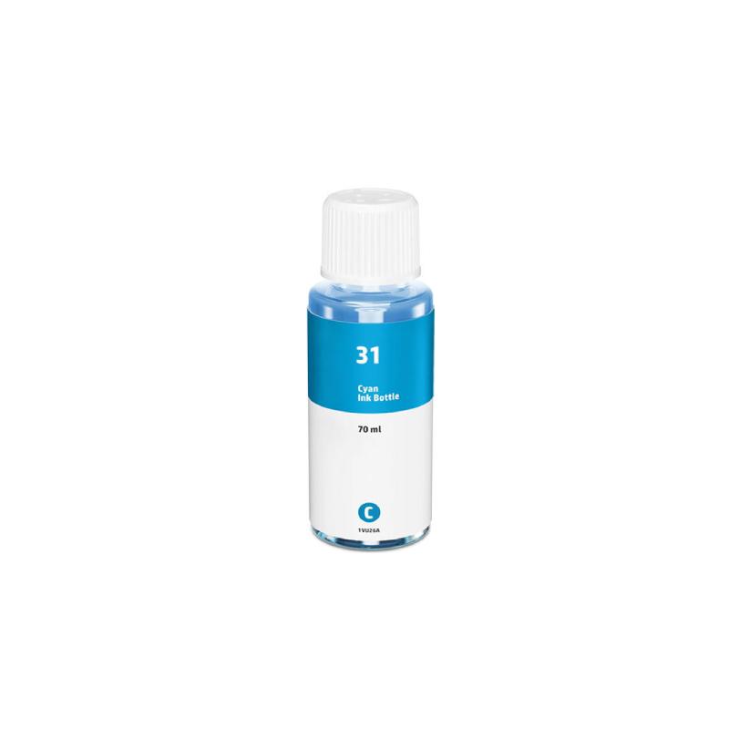 Hp 31 Cyan Blækrefill Kompatibel 1vu26ae 70ml