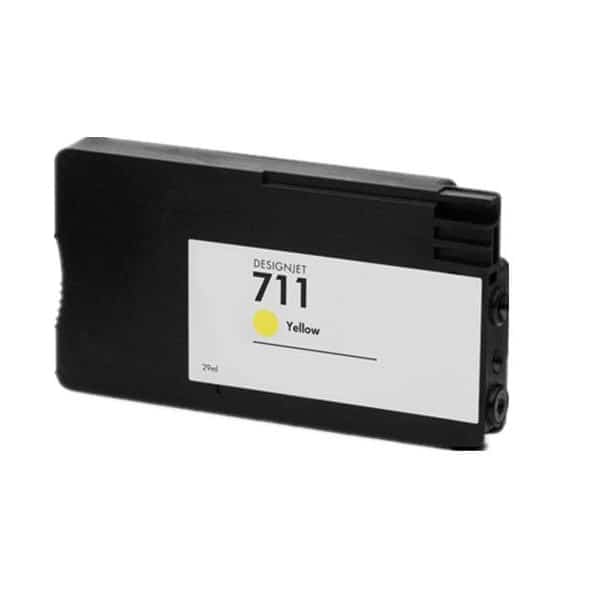 Hp 711 Gul Blækpatron Kompatibel Cz136a 28ml