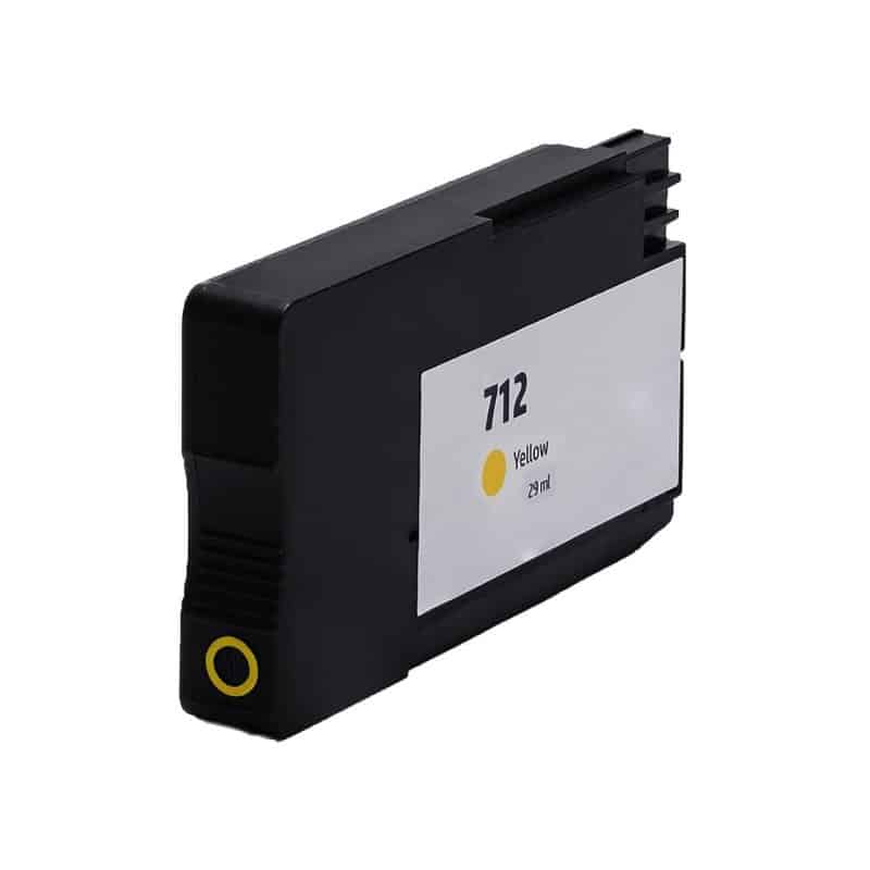 Hp 712 Gul Blækpatron Kompatibel 3ed69a 29ml