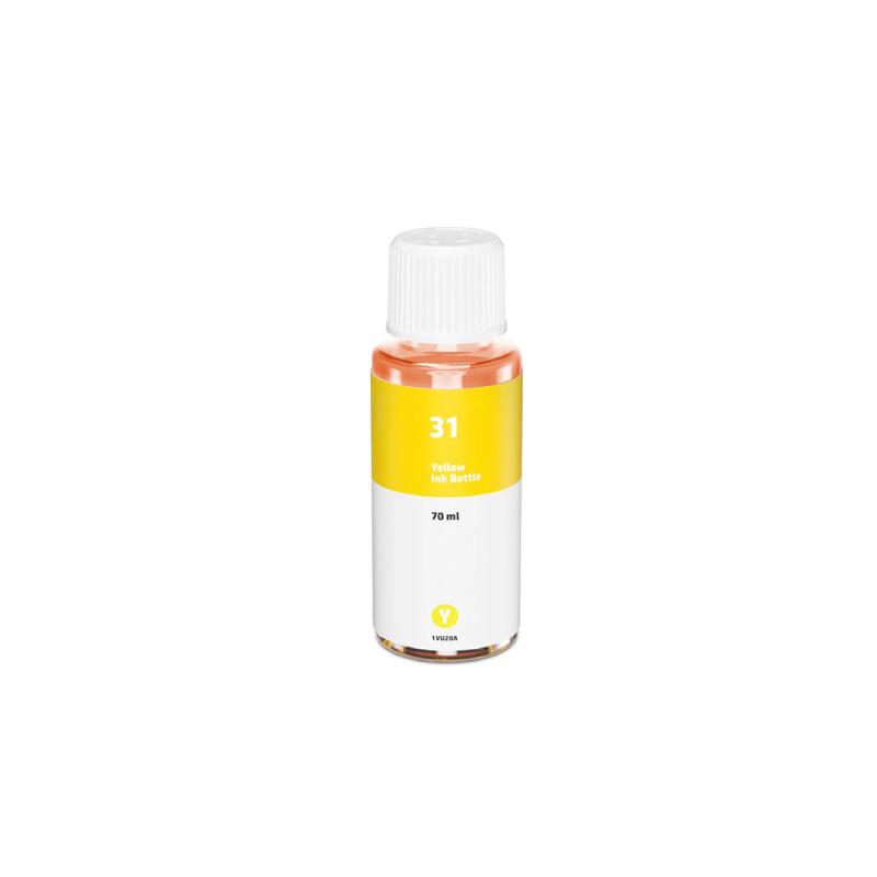 Hp 31 Gul Blækrefill Kompatibel 1vu28ae 70ml