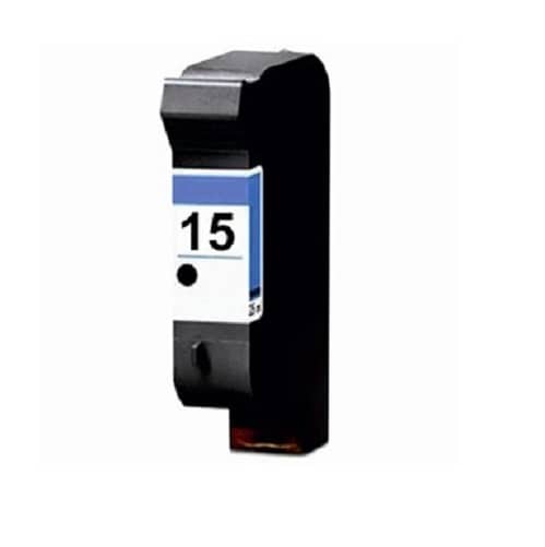 Hp 15 Sort Blækpatron Kompatibel C6615de 42ml