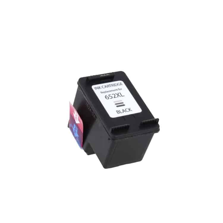 Hp 652  Sort Blækpatron Kompatibel F6v25ae 900 Sider