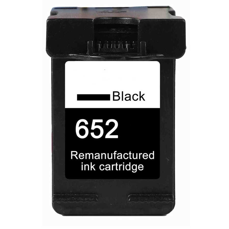 Hp 652  Sort Blækpatron 900 Sider  F6v25ae  Kompatibel