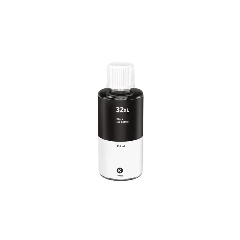 Hp 32 Sort Blækrefill Kompatibel 1vv24ae 135ml