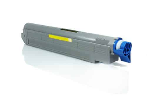 Oki C9600 9650 9800 9850 Gul Toner Kompatibel 42918913 15 000 Sider