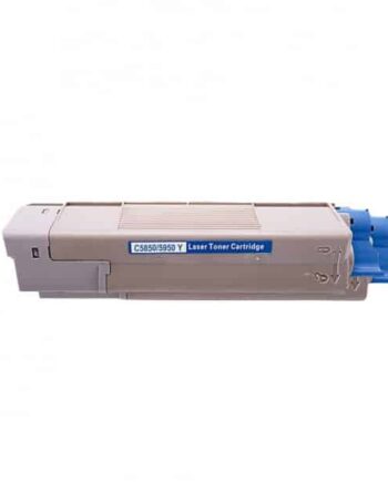 Oki 43865721 Gul Toner Kompatibel 43865721   000 Sider