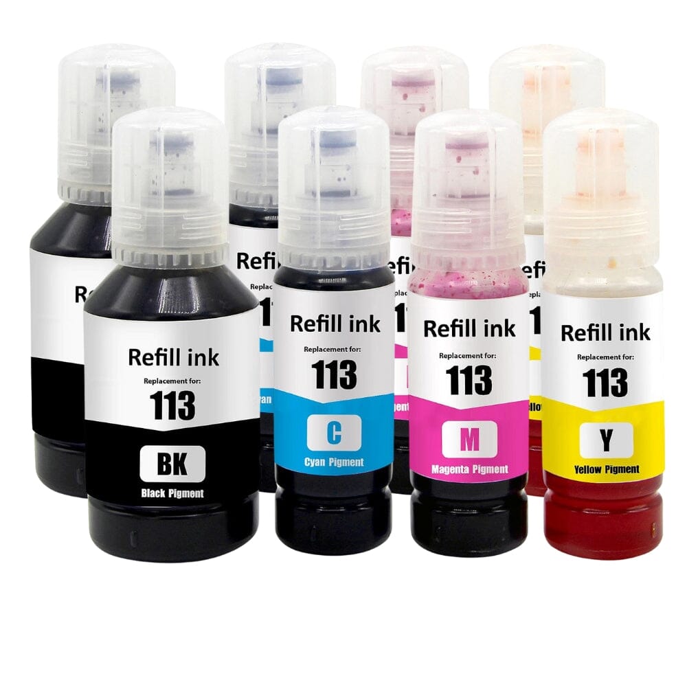 Pakke Sæt Epson 113        Farver Bk- - -   Alternativ  680 Ml