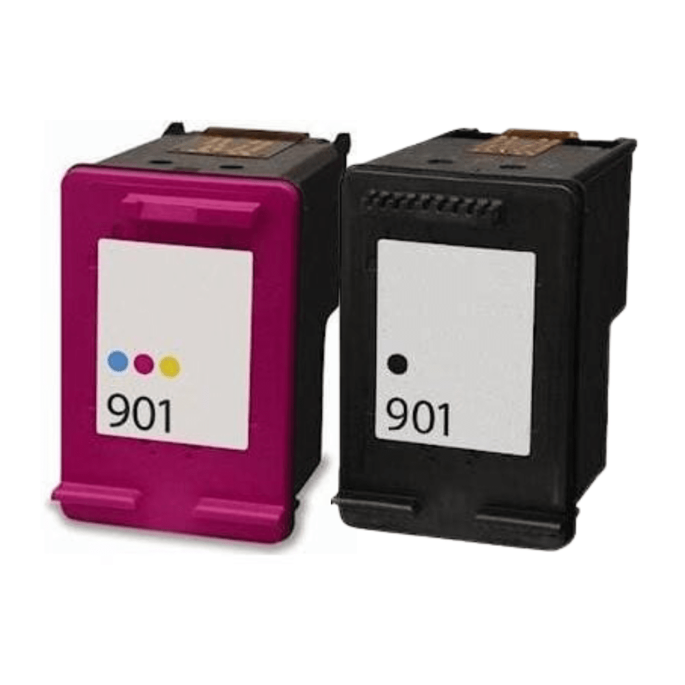 Pakke Sæt Hp 901     Sort    Farver  Alternativ  31 Ml