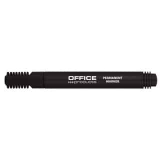 Permanent Marker Sort Rund Spids  -3mm 12 Stk
