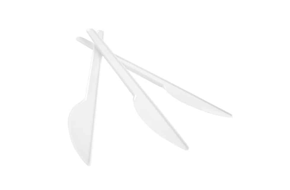 Plastkniv Genanvendelig 17 Cm 100 Stk   Plastik
