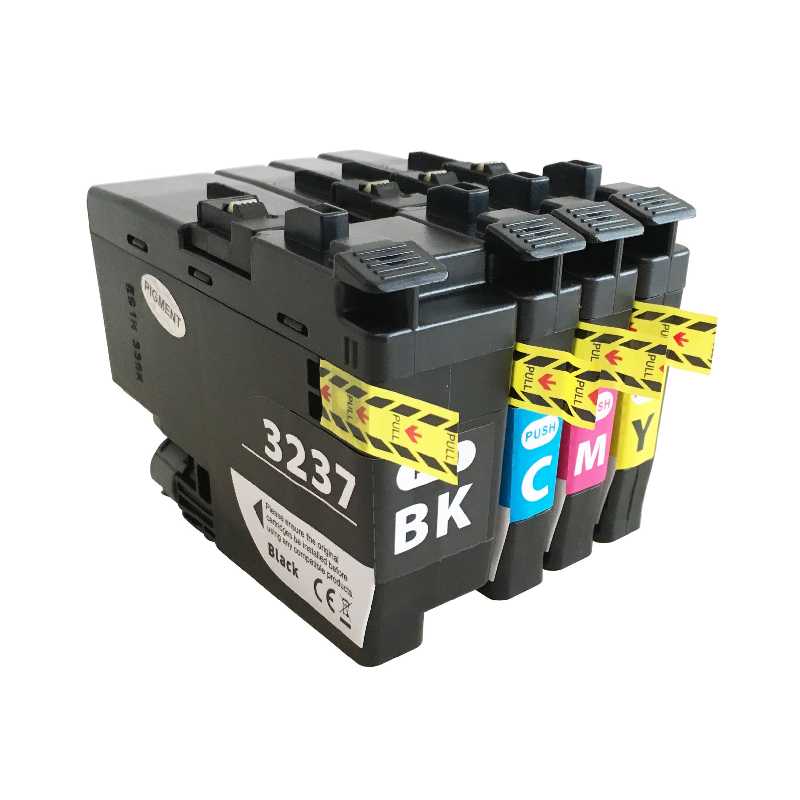 Rabatpakke Brother Lc3237 Farver Bk- - - Blækpatroner Kompatibel Lc3237 500 Sider