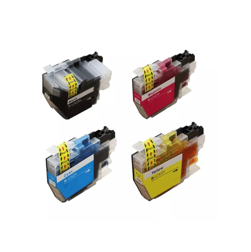 Rabatpakke Brother Lc421 Farver Bk- - - Blækpatroner Kompatibel Lc421 800 Sider