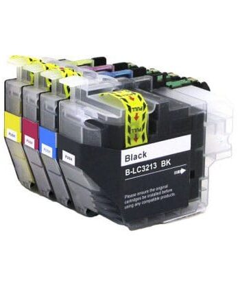 Rabatpakke Brother Lc3213   Farver Bk- - -  Kompatibel Lc3213 45ml