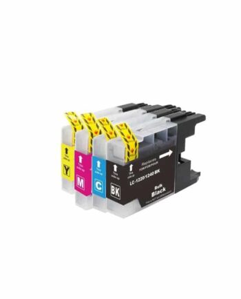 Rabatpakke Brother Lc1240   Farver Bk- - -  Kompatibel Lc1240 50ml