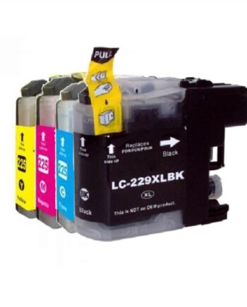 Rabatpakke Brother Lc229    225    Farver Bk- - -  Kompatibel Lc229    800 Sider