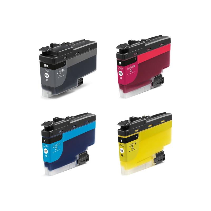 Rabatpakke Brother Lc427 Farver Bk- - - Kompatibel Lc427 21 000 Sider