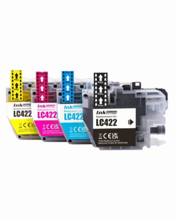Rabatpakke Brother Lc422   Farver Bk- - -  Kompatibel Lc422   200 Sider