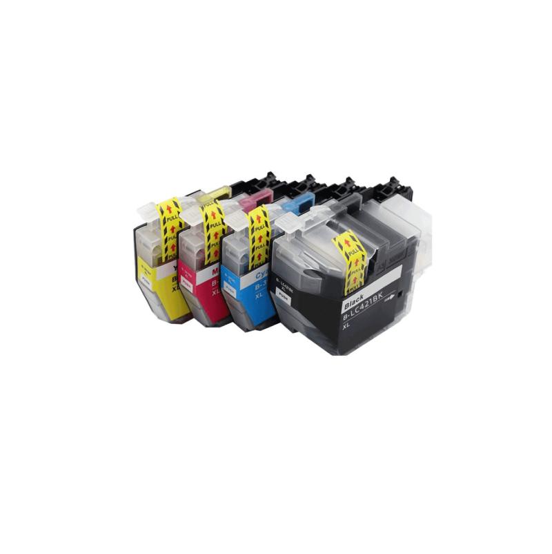Rabatpakke Brother Lc421 Farver Bk- - - Kompatibel Lc421 000 Sider