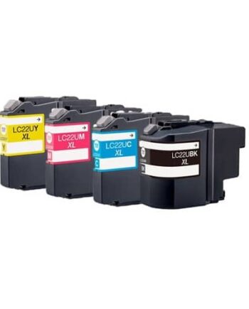 Rabatpakke Brother Lc22u   Farver Bk- - -  Kompatibel Lc22u 95ml