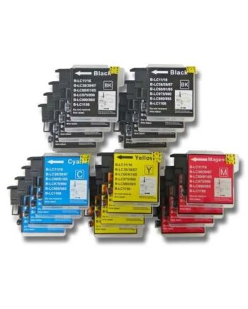 Rabatpakke Brother Lc1100     Bk      - -   Kompatibel Lc1100  -lc1100-
