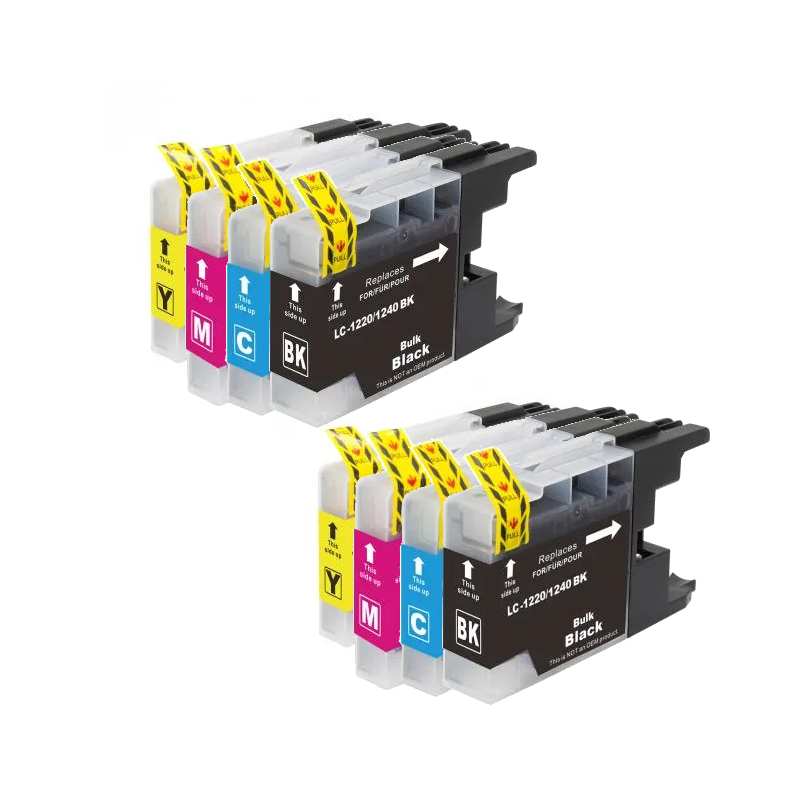 Rabatpakke Brother Lc1240 Farver Bk- - - Kompatibel Lc1240 100 Ml