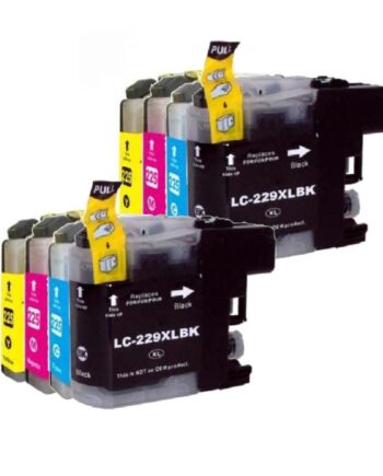 Rabatpakke Brother Lc229    225        Farver Bk- - -  Kompatibel Lc229    600 Sider