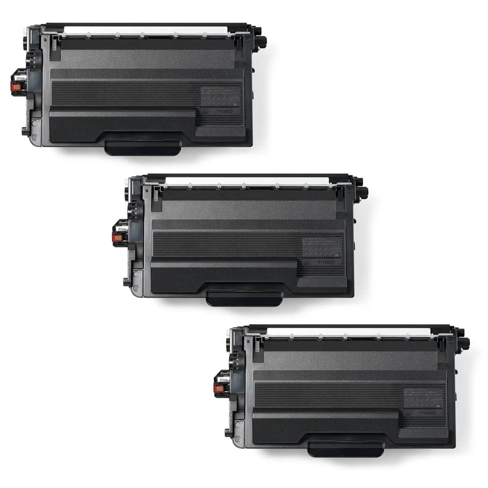 Rabatpakke Brother Tn3600 Sort Stk Toner Kompatibel Tn-3600 000 Sider