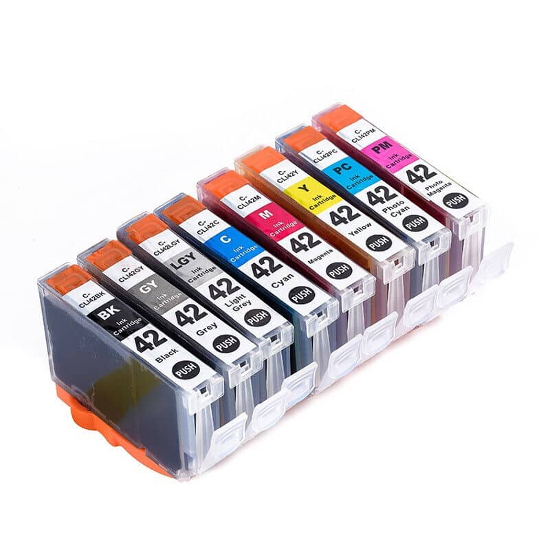 Rabatpakke Canon Cli42 Bk- - - -pc-pm-gy-lgy Blækpatroner Kompatibel Cli-42