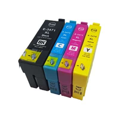 Rabatpakke Epson 34    Farver Bk- - -  Blækpatroner Kompatibel 34  84ml