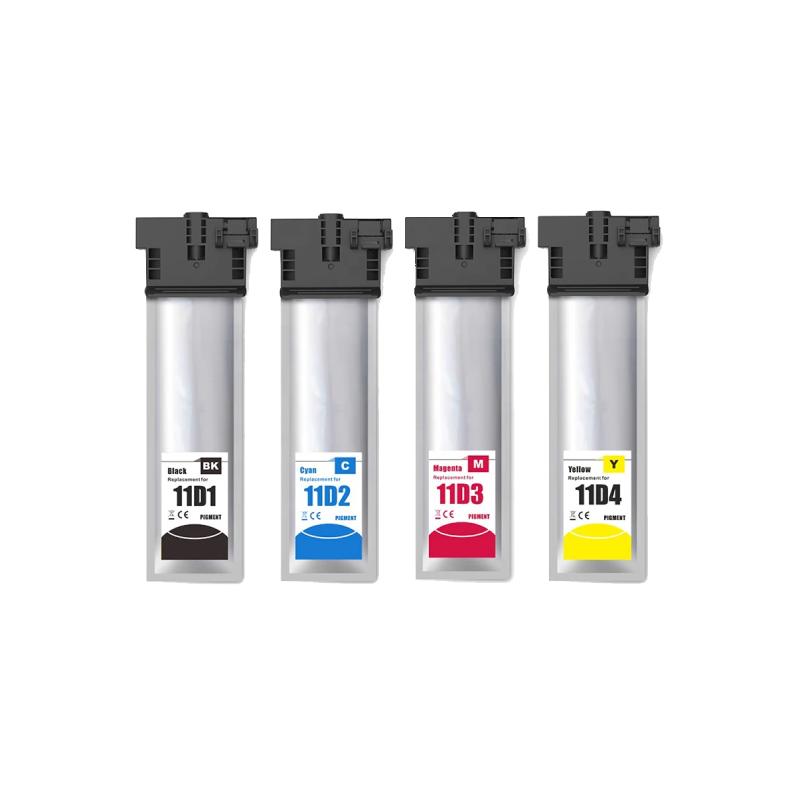 Rabatpakke Epson T11d1 T11d4     Bk- - -  Blækpatron Kompatibel C13t11d140-  20 000 Sider
