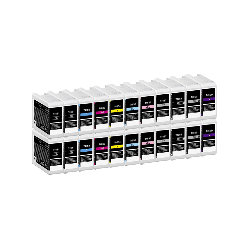 Rabatpakke Epson T46s     Pbk      - - -lc-lm- -mbk-lg-  22 Stk  Blækpatron Kompatibel C13t46s100-c13t46sd00  - -c13t46s100-c13t46sd00