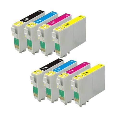 Rabatpakke Epson T1291 T1294       Farver Bk- - -  Blækpatron Kompatibel T1291 102ml