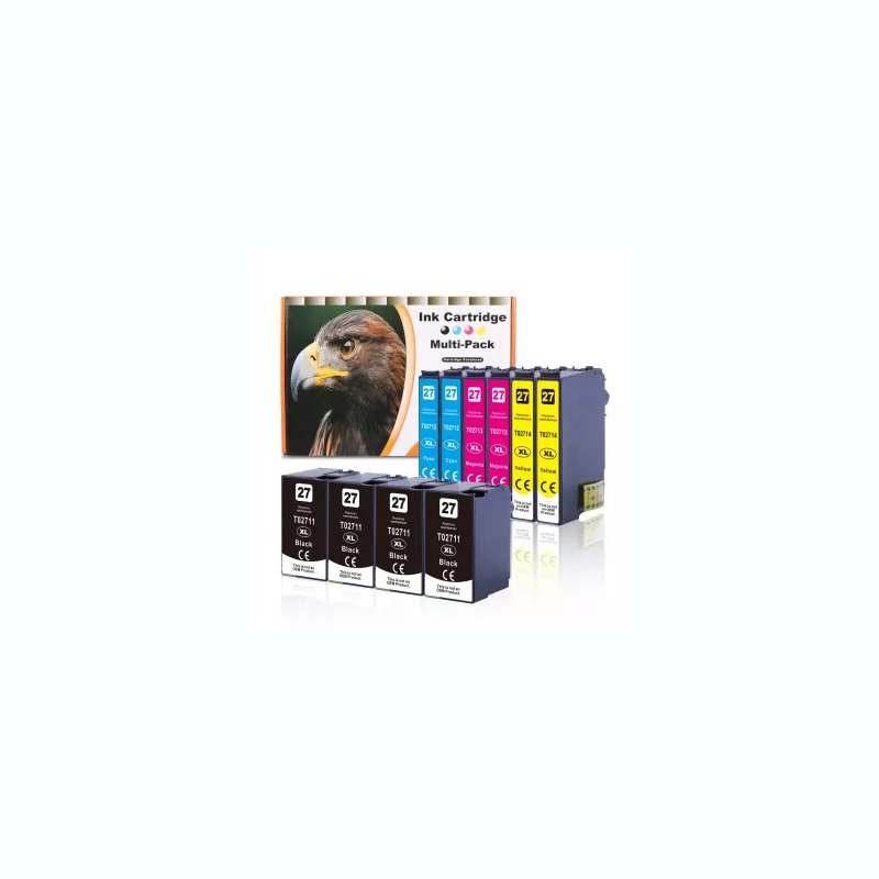 Rabatpakke Epson 27      Bk      - -  Blækpatroner Kompatibel 27  22ml