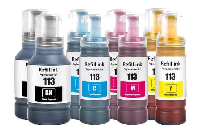 Rabatpakke Epson 113     Bk- - -  Blækrefill Kompatibel  -epson-113 680ml
