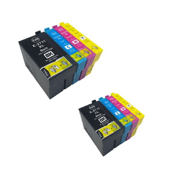 Rabatpakke Epson 27        Farver Bk- - -  Blækpatroner Kompatibel 27  220ml