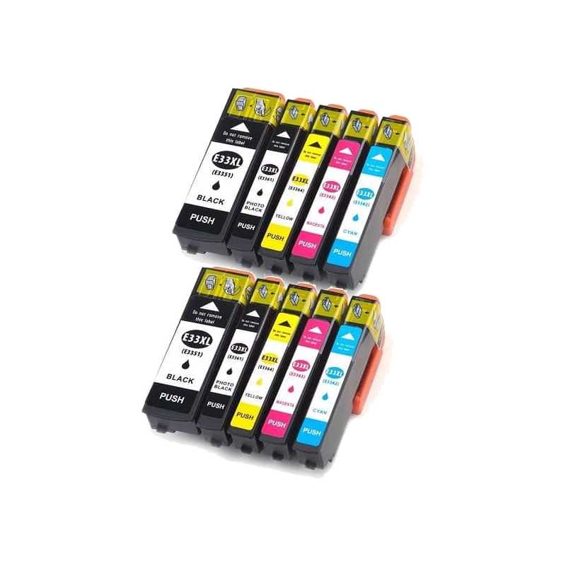 Rabatpakke Epson 33        Farver   Blækpatroner Kompatibel 33  156   Ml