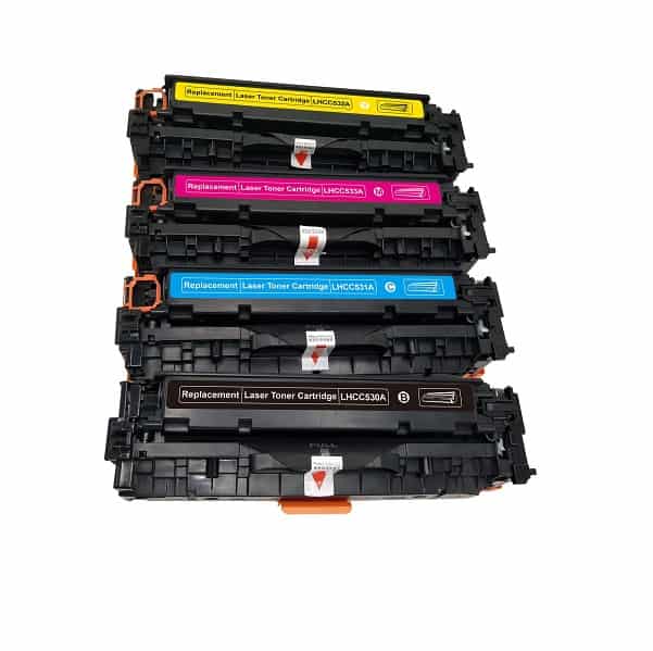Rabatpakke Hp 304a Farver Bk- - - Toner Kompatibel 304a 11 900 Sider
