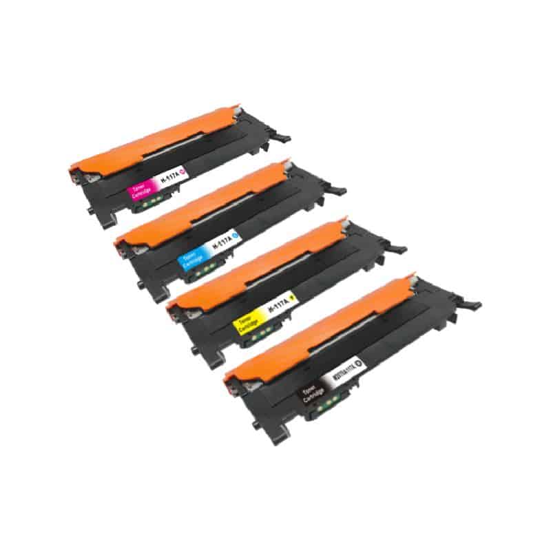 Rabatpakke Hp 117a   Farver Bk- - -  Toner Kompatibel 117a   100 Sider