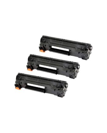 Rabatpakke Hp 83a Sort   Stk Toner Kompatibel Cf283a   500 Sider
