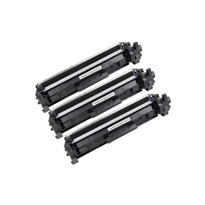 Rabatpakke Hp 17a Sort Stk Toner Kompatibel Cf217a 800 Sider