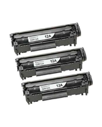 Rabatpakke Hp 12a Sort   Stk  Toner Kompatibel Q2612a   000 Sider