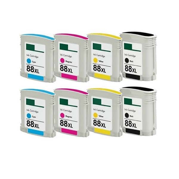 Rabatpakke Hp 88 Bk- - - Blækpatroner Kompatibel 88 282ml
