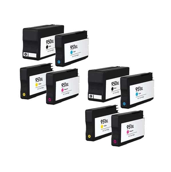 Rabatpakke Hp 950    951        Farver Bk- - -  Blækpatron Kompatibel 950  322ml
