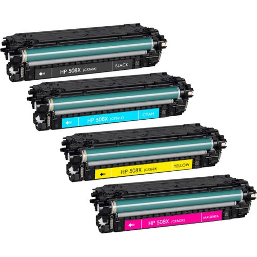 Rabatpakke Hp 508x   Farver Bk- - -  Toner Kompatibel 508x 41 000 Sider