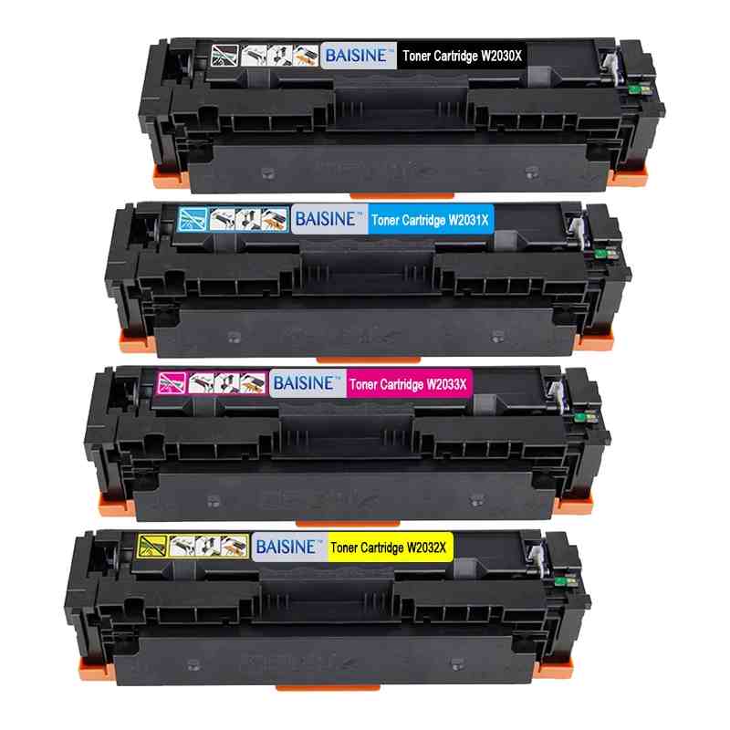 Rabatpakke Hp 415x   Farver Bk- - -  Toner Kompatibel 415x 25 500 Sider